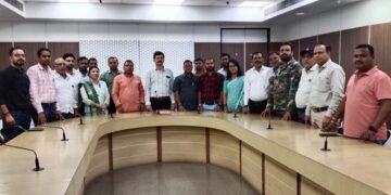 CG NEWS : मोदी की गारंटी लागू करने संचालनालय कर्मचारी संघ ने इंद्रावती भवन में किया सांकेतिक प्रदर्शन…