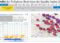 Delhi's AQI
