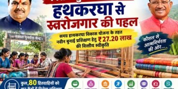 CG NEWS : नक्सल पुनर्वास केंद्रों में हथकरघा से स्वरोजगार,  80 हितग्राहियों के बुनाई प्रशिक्षण के लिए 27.20 लाख स्वीकृति
